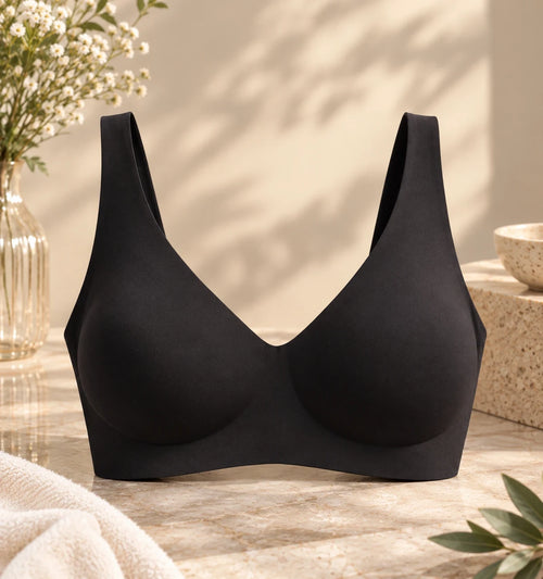 Soutien-gorge Seconde Peau sans armatures, coloris noir